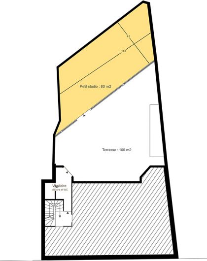 Plan du petit studio, Annexe